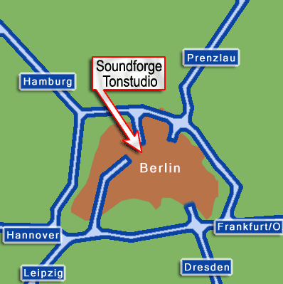 Stadtplan: Berlin und Umland
